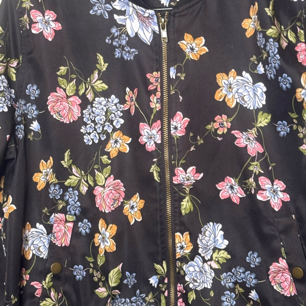 Pink Rose Floral Patterned Jacket - image 3